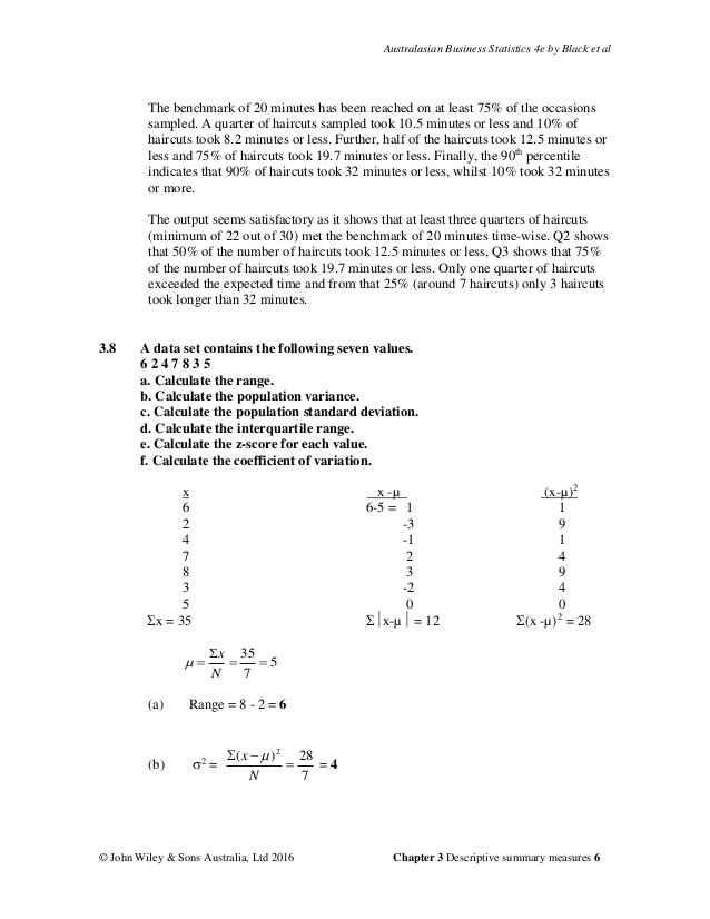 freedman statistics 4th edition solution manual